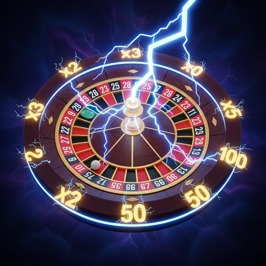 Lightning Roulette bij Funbet
